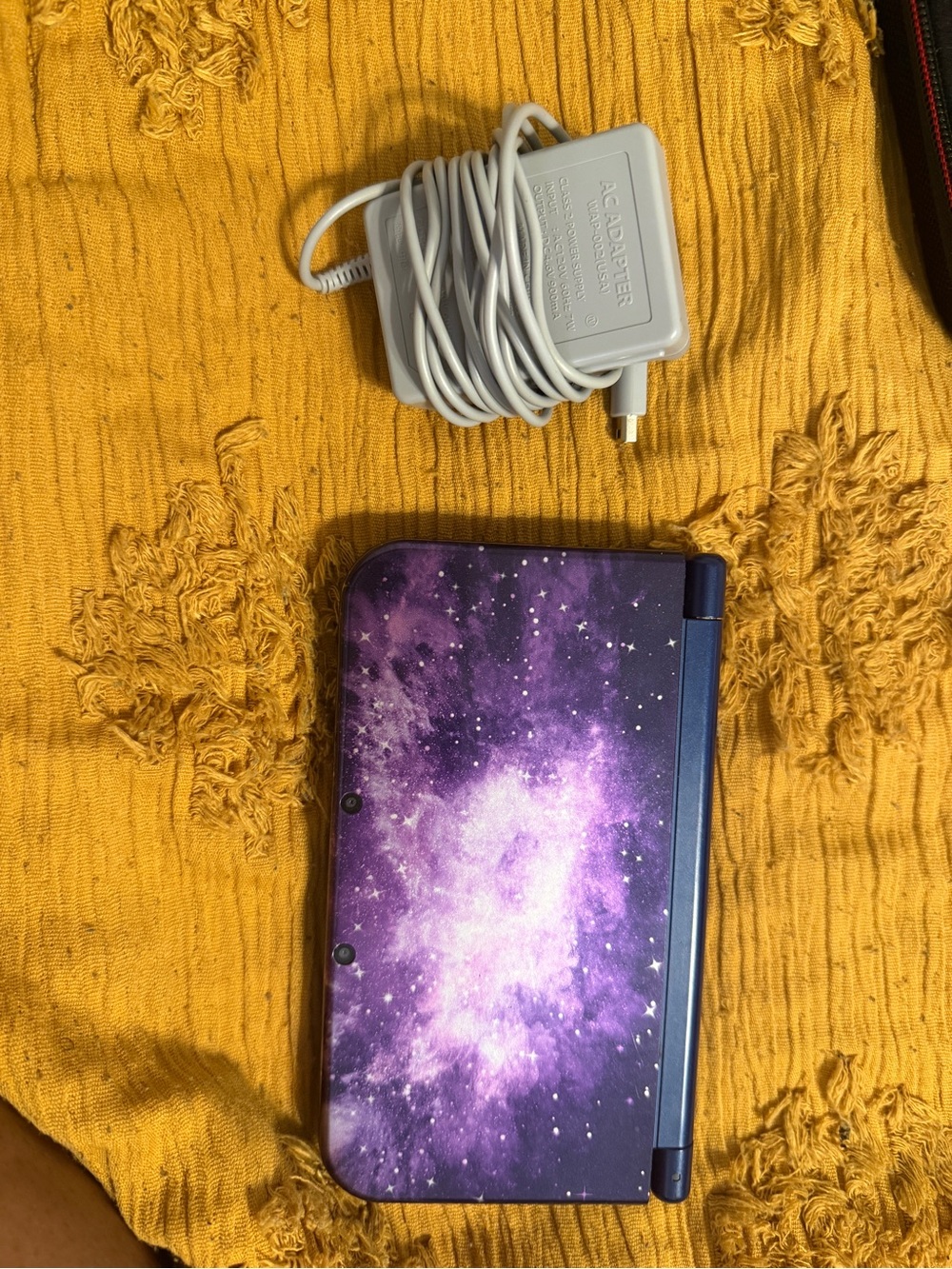 Purple Galaxy Nintendo 3DS XL with Charger